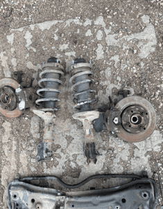 VW polo wahacz  amoryzator drazek  maglownica  piasta 2