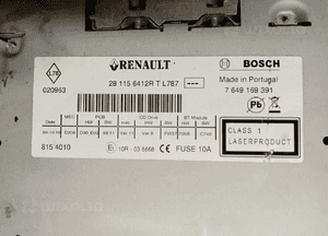 Radio radioodtwarzacz CD fabryczny Renault Clio III 281156412R 6