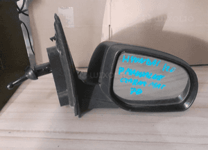 Lusterko prawe hyundai I20  manualne czarny mat 2
