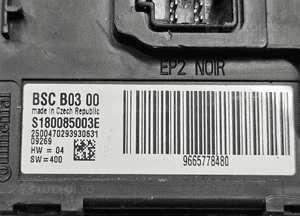 Peugeot 308 3008 5008  T7 moduł sterownik BSC  B03 9665778480 A01 9656147980 08-12 6