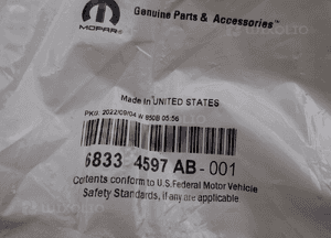Osłona komputera pokrywka sterownika silnika dodge durango 68334597AB oe 4