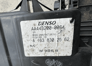 MERCEDES ML 163 belka nagrzewnica wiązka lift klima Europa wentylator rezystor silniczek 15