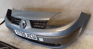 Zderzak przód przed do renault scenic ii 2 halogeny TED66 błękitny 3