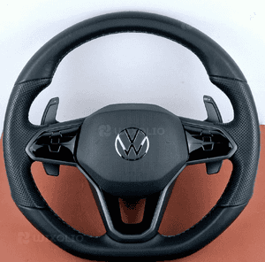 VW PASSAT R-Line KIEROWNICA Skóra Grzana 3G8419089A AirBag 5NA880201E 1