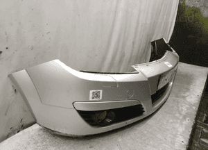 Zderzak przód przedni opel astra h 3 iii Z157 srebrny halogeny 4