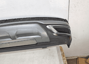 Zderzak spojler dyfuzor audi Q7 4M 4M0 po lifcie lift s-line chrom 2020-24 3