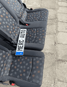 Mercedes vito 639 fotel trójka ławka kanapa koziołek 447 Viano v klasa Metris 2+1 komfort uchylna 3