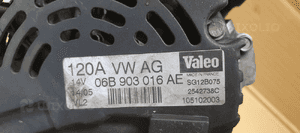 Alternator prądnica Audi A4 B6 1.6 06B903016AE 6