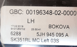 Lampa lewa tylna tył skoda rapid lift liftback 5J 3