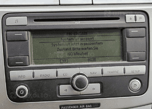 VW Passat B6 Golf Touran radio CD MP3 Nawigacja Navi 1K0035191D 2
