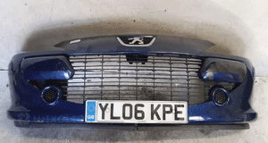 Zderzak przód przedni peugeot 307 lift niebieski do malowania !!! 1