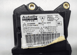 SENSOR MODUŁ STEROWNIK PODUSZEK AIR-BAG CITROEN C5 III X7 9674290580 08-11 4