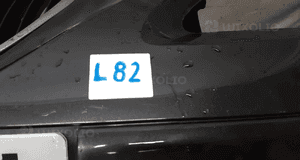 Zderzak przód przedni seat altea LS7Z szary halogeny 2