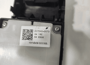 Panel kontroler menu lexus rx iii RX450H 84780-48120 237240-0570 2009-2015 10