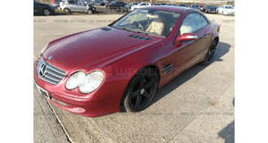 Maska Zderzak Reflektory Błotniki Wzmocnienie Belka Pas Przedni Lampy Mercedes SL500 SL350 R230 8