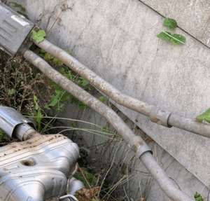 CADILLAC CTS 3,6  benzyna wydech tłumiki tłumik rura 3