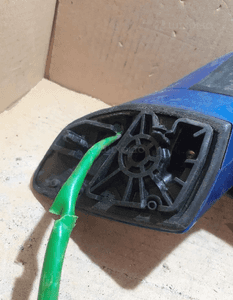Lusterko prawe kgsd 8PIN kgsd niebieski niebieskie  peugeot 308 3