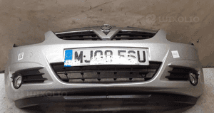 Zderzak przód przedni do opel corsa d Z157 halogeny srebrny 1