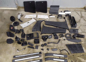MERCEDES B 245 Plastiki Tapicerki Wykończenia Wnętrza Osłona Słupka Nakładki Progów 1