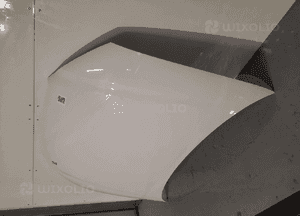 Maska pokrywa silnika audi A3 8P lift fl LY9D biała 2