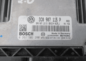 KOMPUTER STEROWNIK SILNIKA VW PASSAT B6 2.0 TFSI 3C0907115P 4