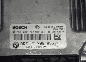 BMW E60 2,0D KOMPUTER STEROWNIK SILNIKA0281012754 779985502 2