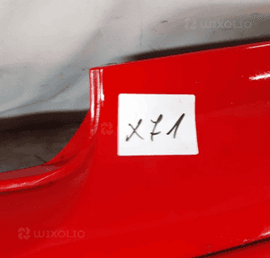 $ ZDERZAK TYŁ TYLNY VW VOLKSWAGEN POLO 9N3 9N CZERWONY LP3G 2