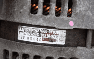 Alternator Toyota Yaris II 1.3B 3