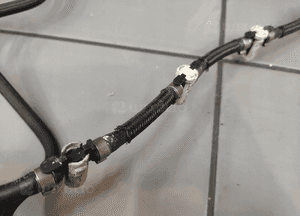 BMW N57 3.0D F01 F10 E70 KOMPLETNY PRZEWÓD PALIWA PRZELEWOWY ZAWÓR ORYGINAŁ 5