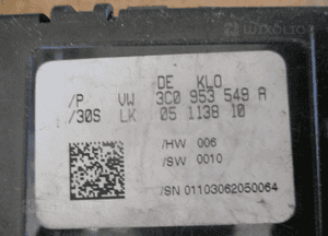 Przełącznik zespolony vw audi seat skod 3C0953549A 6