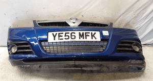Zderzak przód przedni opel vectra c lift fl Z21B granat granatowy halogeny 1