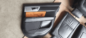 Fotele komplet kanapa skóra elektryczne boczki Jaguar XF X250 16