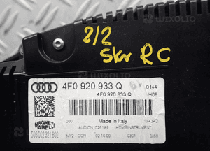 KOKPIT DESKA KONSOLA + TUNEL ŚRODKOWY MMI AUDI A6 4F1864261 / 4L0919604 / 4F0920933Q 13