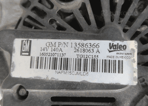 Alternator opel astra k 5 1.6 cdti 140A 2015- 9