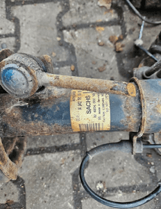 Peugeot 807 Citroen C8 mcpherson amortyzator przód przedni  lewy 2