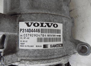 Volvo XC60 i lift 2.0D sprężarka kompresor klimatyzacji 6