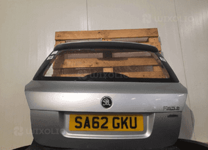 Klapa tył bagażnika skoda fabia 2 ii 9156 hb srebrny 5