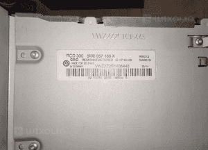 Radio RCD300 MP3 Volkswagen 5M0057186X 4