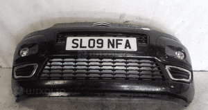 ^ ZDERZAK PRZÓD PRZEDNI CITROEN C3 PICASSO KTV KTVD CZARNY HALOGENY 1