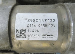 Rozrusznik opel astra iv 4 j 1.7 cdti 125KM A17DTR 8980147432 2009-2015 8