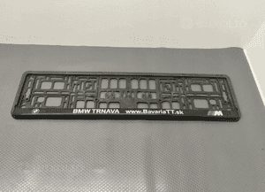 Bmw F15 ramka tablicy rejestracyjnej m-pakiet 2