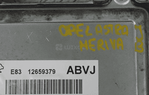KOMPUTER STEROWNIK SILNIKA OPEL MERIVA B  ASTRA J 12659379ABVJ 3