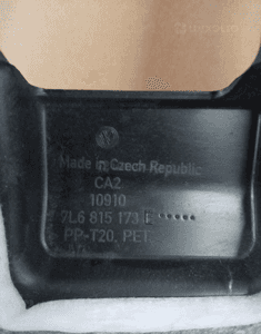 Osłona zaślepka deski konsoli VW Touareg 7L6815173E 3