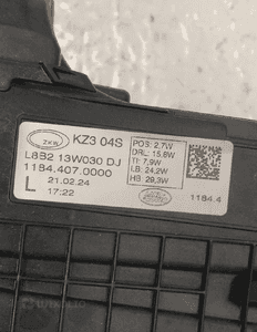 Land rover defender ii L663 reflektor lampa lewa przód przednia mid led przetwornica oryginał 14