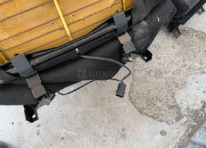 MERCEDES s 221 fotel kanapa tył siedzisko oparcie  czarna skóra grzana 4