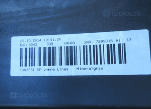 Zderzak przedni przód bmw 3 iii F30 F31 luxury line 2011-2015 17