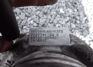 Bmw E90 X3 2.0D turbosprężarka 7797781 4