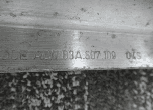 BELKA ZDERZAKA PRZEDNIA PRZÓD AUDI Q3 II 83A807109 2018 8