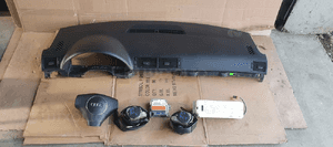 Konsola poduszki pasy AIRBAG sensor zestaw naprawczy Audi A4 B6 1