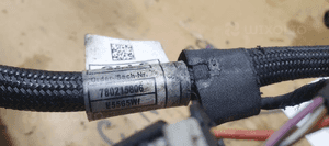 Wiązka instalacja świec żarowych BMW I E87 2.0D 7802158 6